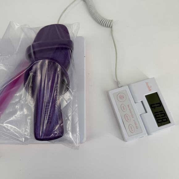 Schutz Size 5.5B Purple Leather Strap Slide Flat Sandals Indie Summer Brazil - Picture 6 of 6